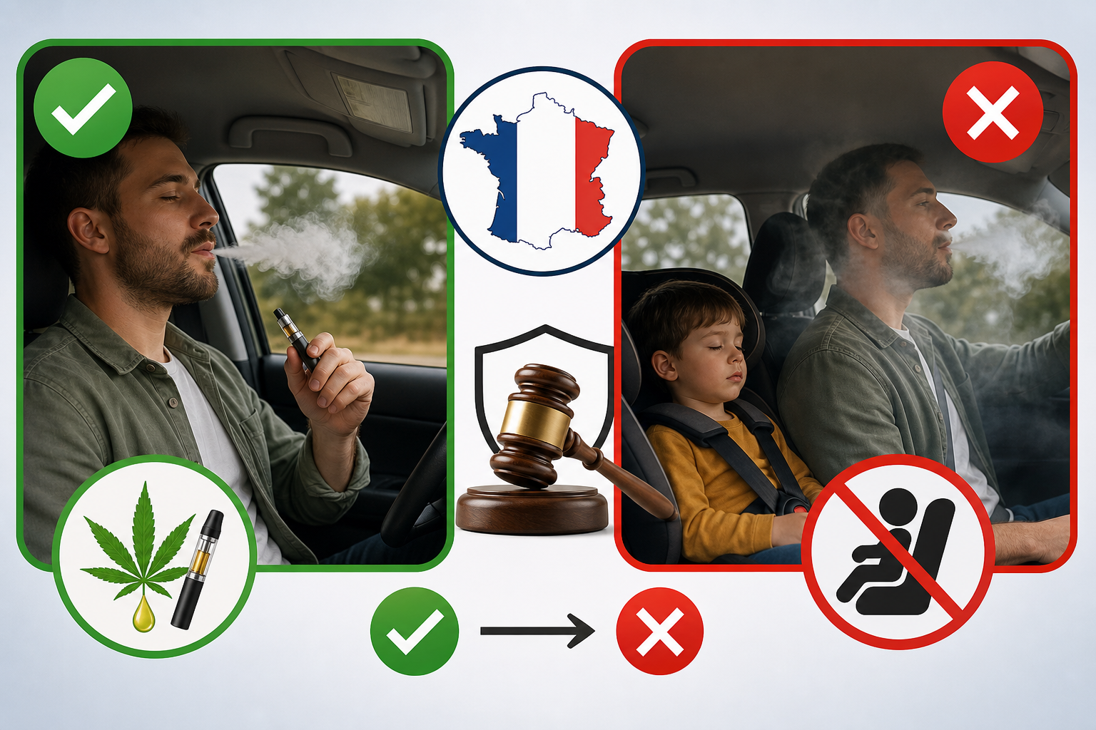 Peut-on Fumer du CBD dans sa Voiture ?