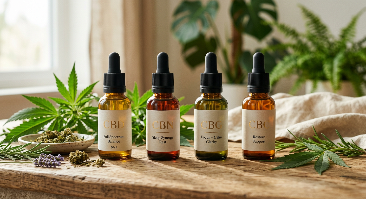 La Différence entre CBD / CBN / CBG / CBC / FULL SPECTRUM
