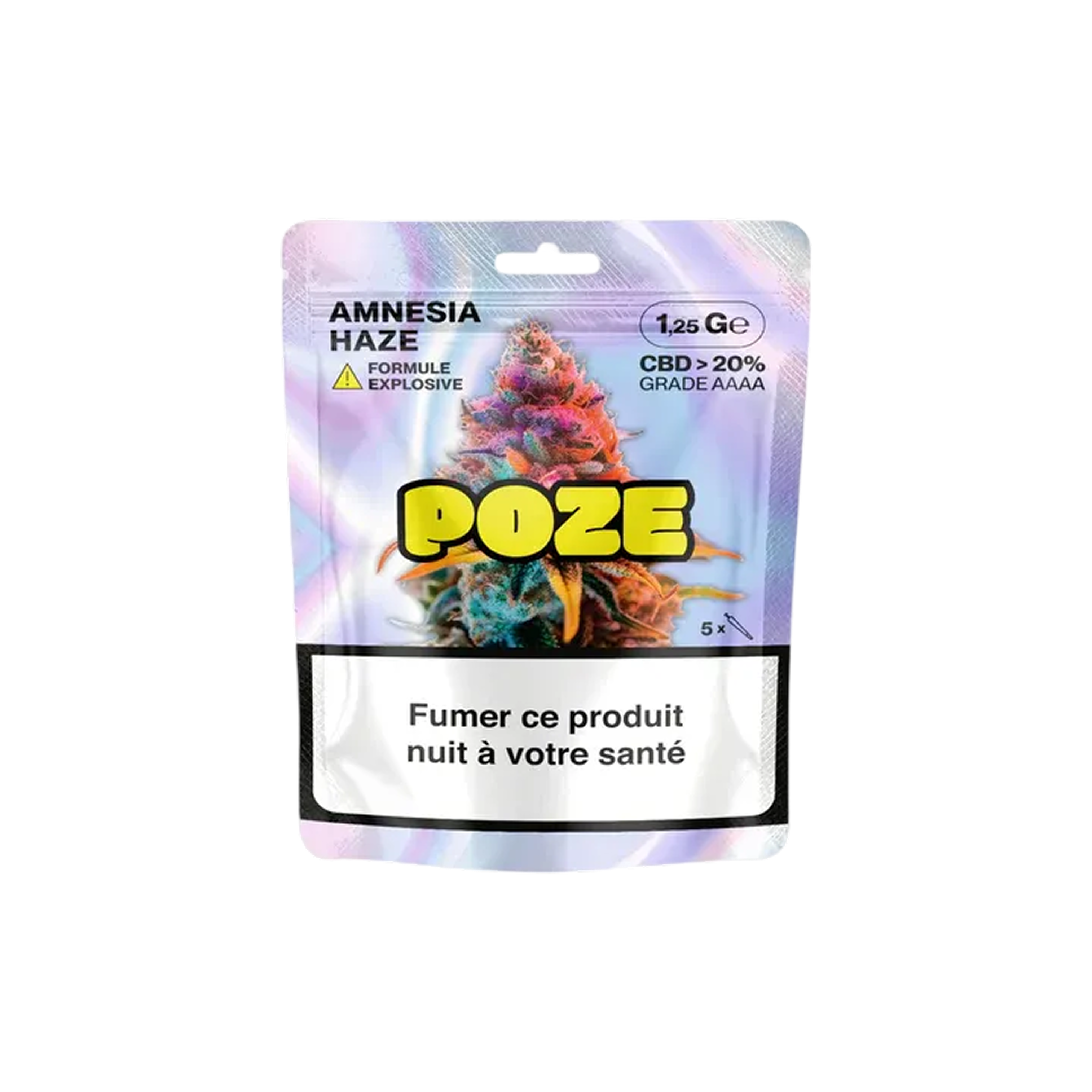 AMNESIA HAZE EXPLOSIVE SACHET ALUMINIUM 1,25/0,65G