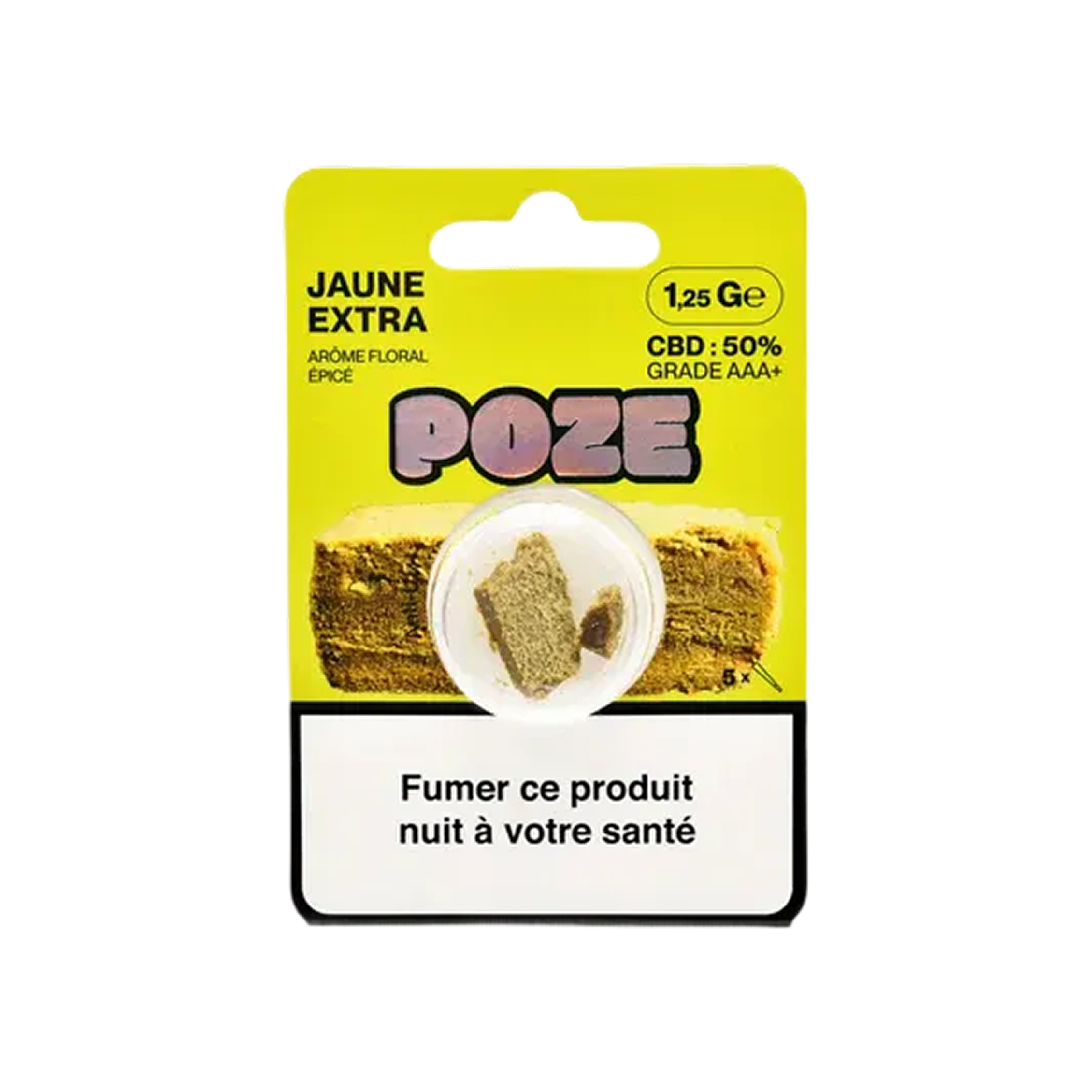 POZE RÉSINE JAUNE EXTRA - 1,25GR