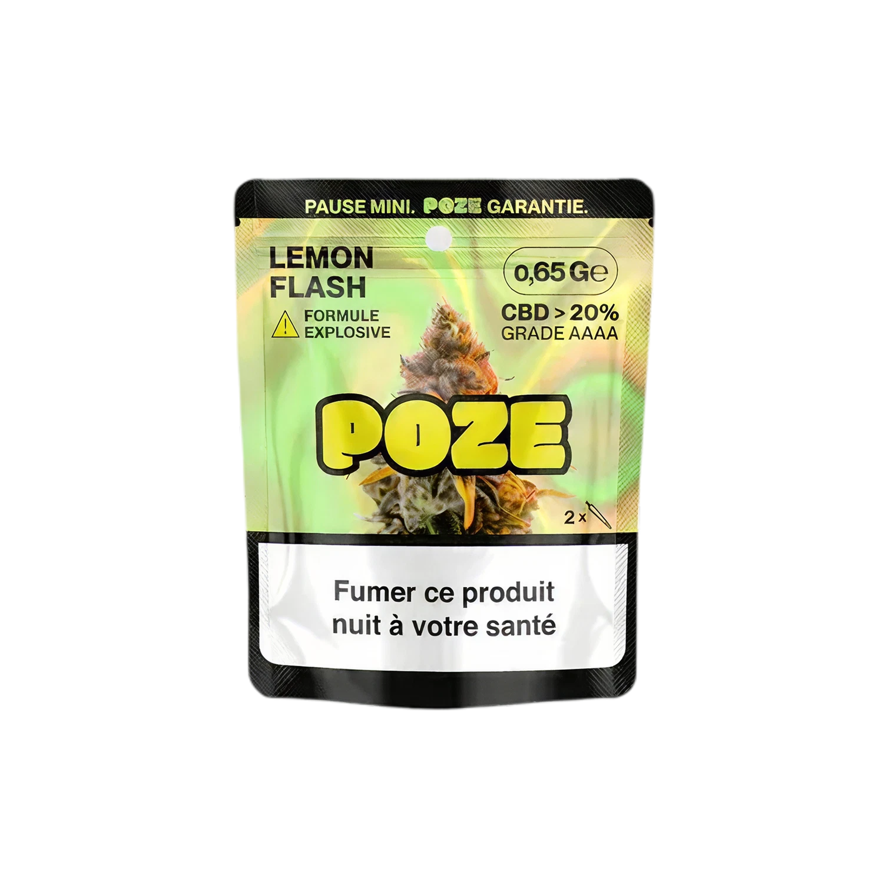 LEMON FLASH EXPLOSIF EN SACHET ALUMINIUM